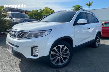White 2013 Kia Sorento Wagon Platinum (4X4)
