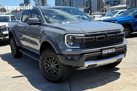 Grey 2024 Ford Ranger Double Cab Pick Up Raptor 3.0 (4X4)