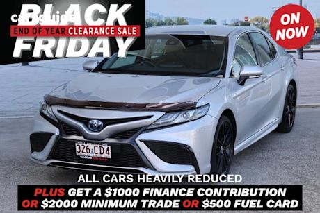 Silver 2021 Toyota Camry Sedan Sx Hybrid