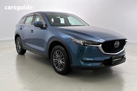 Blue 2021 Mazda CX-5 Wagon Maxx Sport (Fwd)