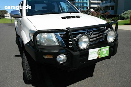 White 2012 Toyota Hilux Dual Cab Pick-up Sr5 (4X4)