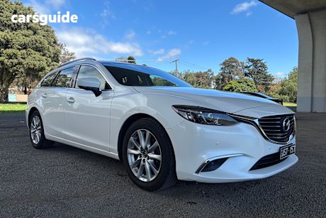 White 2018 Mazda 6 Wagon Touring