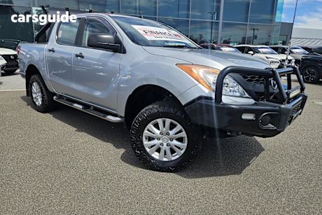 Silver 2012 Mazda BT-50 Dual Cab Utility Xt (4X4)