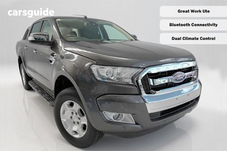 Grey 2018 Ford Ranger Dual Cab Utility Xlt 3.2 (4X4)
