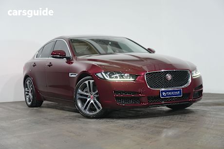 Red 2016 Jaguar XE Sedan 25T Prestige