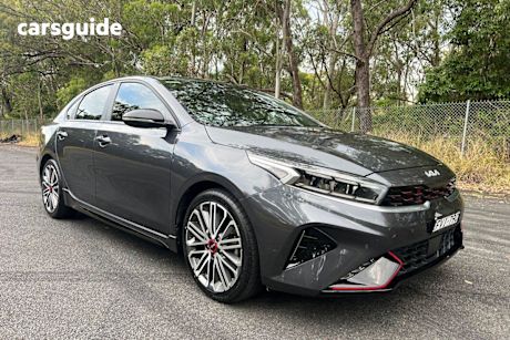 Grey 2022 Kia Cerato Sedan Gt