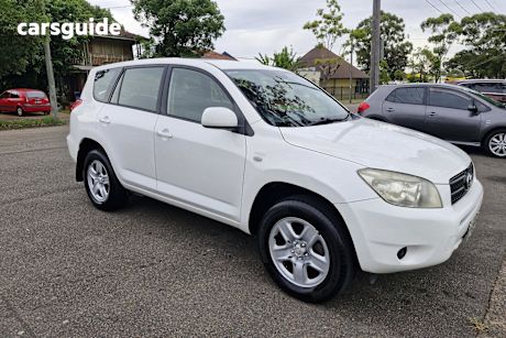 White 2008 Toyota RAV4 Wagon Cv (4X4)