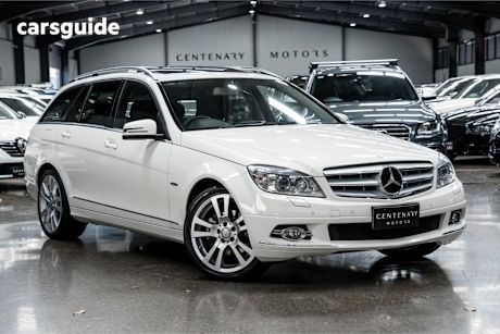 White 2009 Mercedes-Benz C220 Wagon Cdi Sports