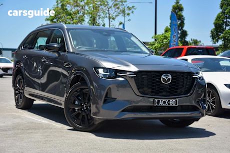 Grey 2025 Mazda CX-80 Wagon D50E Gt