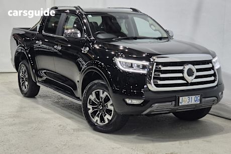 Black 2021 GWM UTE Dual Cab Utility Cannon-X (4X4)