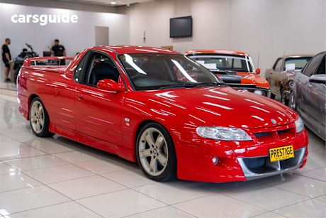 Red 2001 HSV Maloo Utility R8