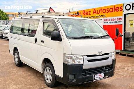White 2014 Toyota HiAce Van Dx