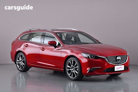 Red 2018 Mazda 6 Wagon Atenza