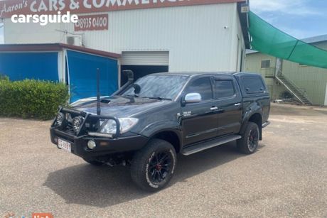 Black 2009 Toyota Hilux Dual Cab Pick-up Sr5 (4X4)