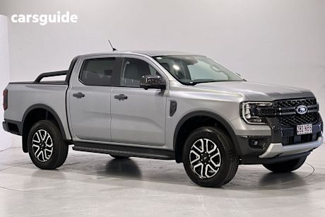 Silver 2024 Ford Ranger Double Cab Pick Up Sport 2.0 (4X4)