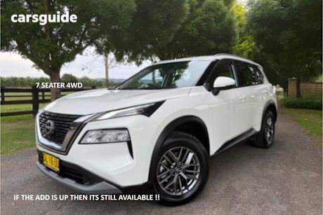 White 2024 Nissan X-Trail Wagon St (4Wd) 7 Seat