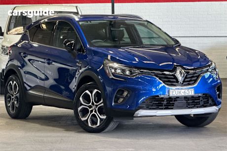 Blue 2021 Renault Captur Wagon Intens