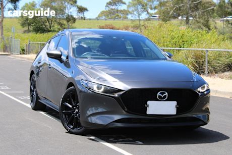 Grey 2021 Mazda 3 Hatchback X20 Astina M Hybrid