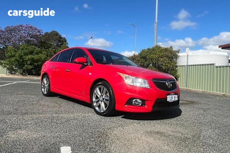 Red 2014 Holden Cruze Sedan Sri Z-Series