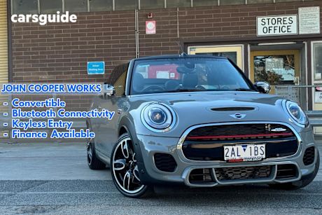 Grey 2017 Mini Convertible Convertible John Cooper Works