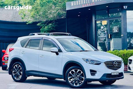 White 2015 Mazda CX-5 Wagon Grand Tourer (4X4)