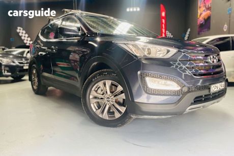 Blue 2012 Hyundai Santa FE Wagon Active Crdi (4X4)