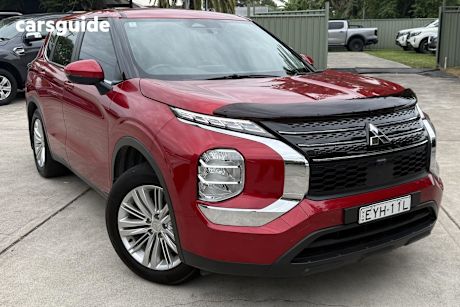 Red 2022 Mitsubishi Outlander Wagon Es 5 Seat (Awd)