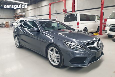 Grey 2014 Mercedes-Benz E350 Coupe