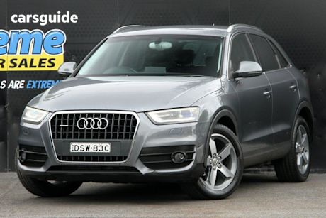 Grey 2014 Audi Q3 Wagon 2.0 Tfsi Quattro (155Kw)
