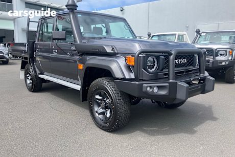 Grey 2025 Toyota Landcruiser Double Cab Chassis Lc79 Gxl + Diff Locks