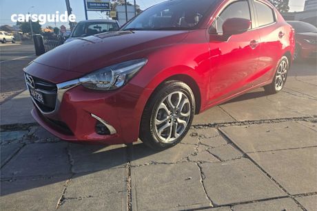 Red 2018 Mazda 2 Sedan Gt