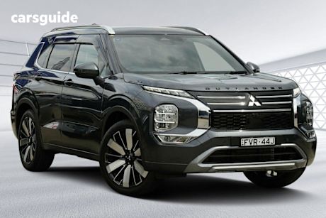 Grey 2025 Mitsubishi Outlander Wagon Exceed Tourer 5 Seat (Awd)