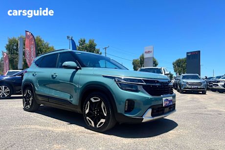 Blue 2023 Kia Seltos Wagon Gt-Line (Awd) (Two-Tone)