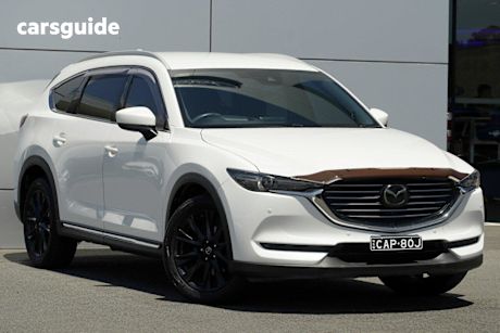 White 2019 Mazda CX-8 Wagon Asaki (Awd)