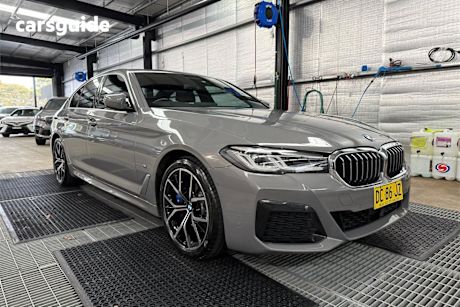 Grey 2022 BMW 530D Sedan M Sport Lci