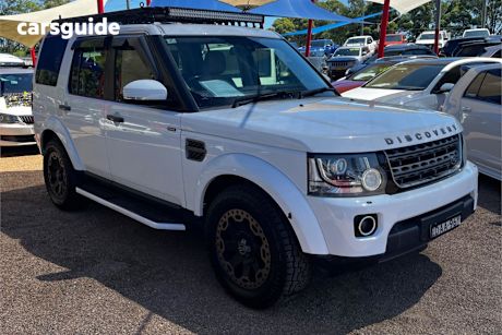 White 2015 Land Rover Discovery 4 Wagon 3.0 Tdv6