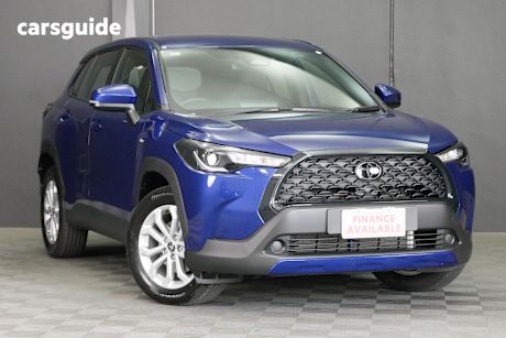 Blue 2025 Toyota Corolla Cross Wagon Gx 2Wd Hybrid