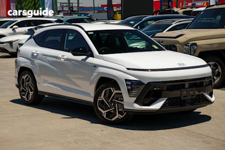 White 2025 Hyundai Kona Wagon Elite