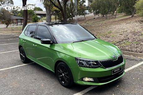 Green 2015 Skoda Fabia Hatchback 81 Tsi