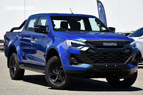 Blue 2025 Isuzu D-MAX Crew Cab Utility Ls-M (4X4)