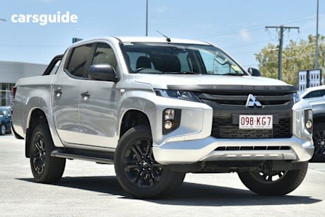 Silver 2023 Mitsubishi Triton Double Cab Pick Up Glx-R (4X4)