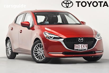 Red 2022 Mazda 2 Hatchback G15 Evolve