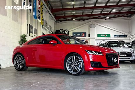 Red 2015 Audi TT Coupe 2.0 Tfsi Quattro Sport