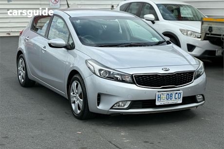 Silver 2017 Kia Cerato Hatchback S