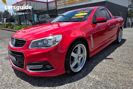 Red 2013 Holden UTE Ute Tray SS-V VF