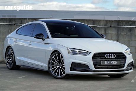 White 2018 Audi A5 Sportback 45 Tfsi Quattro S Tronic Sport