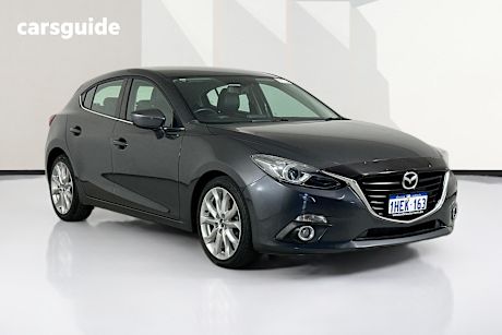 Grey 2014 Mazda 3 Hatchback Sp25 Gt
