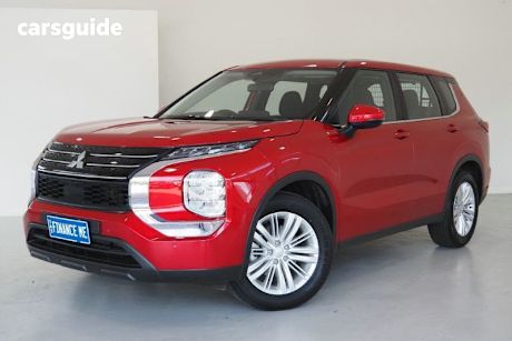 Red 2022 Mitsubishi Outlander Wagon Es 5 Seat (Awd)