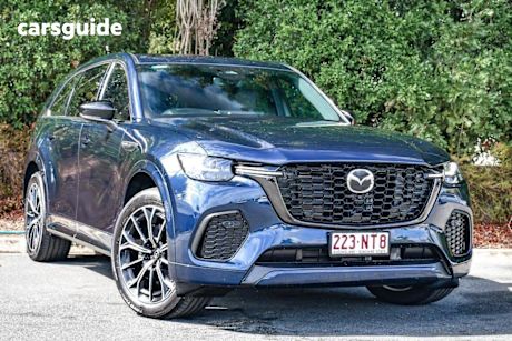 Blue 2024 Mazda CX-70 Wagon G50E Azami