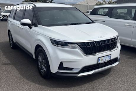 White 2022 Kia Carnival Wagon S